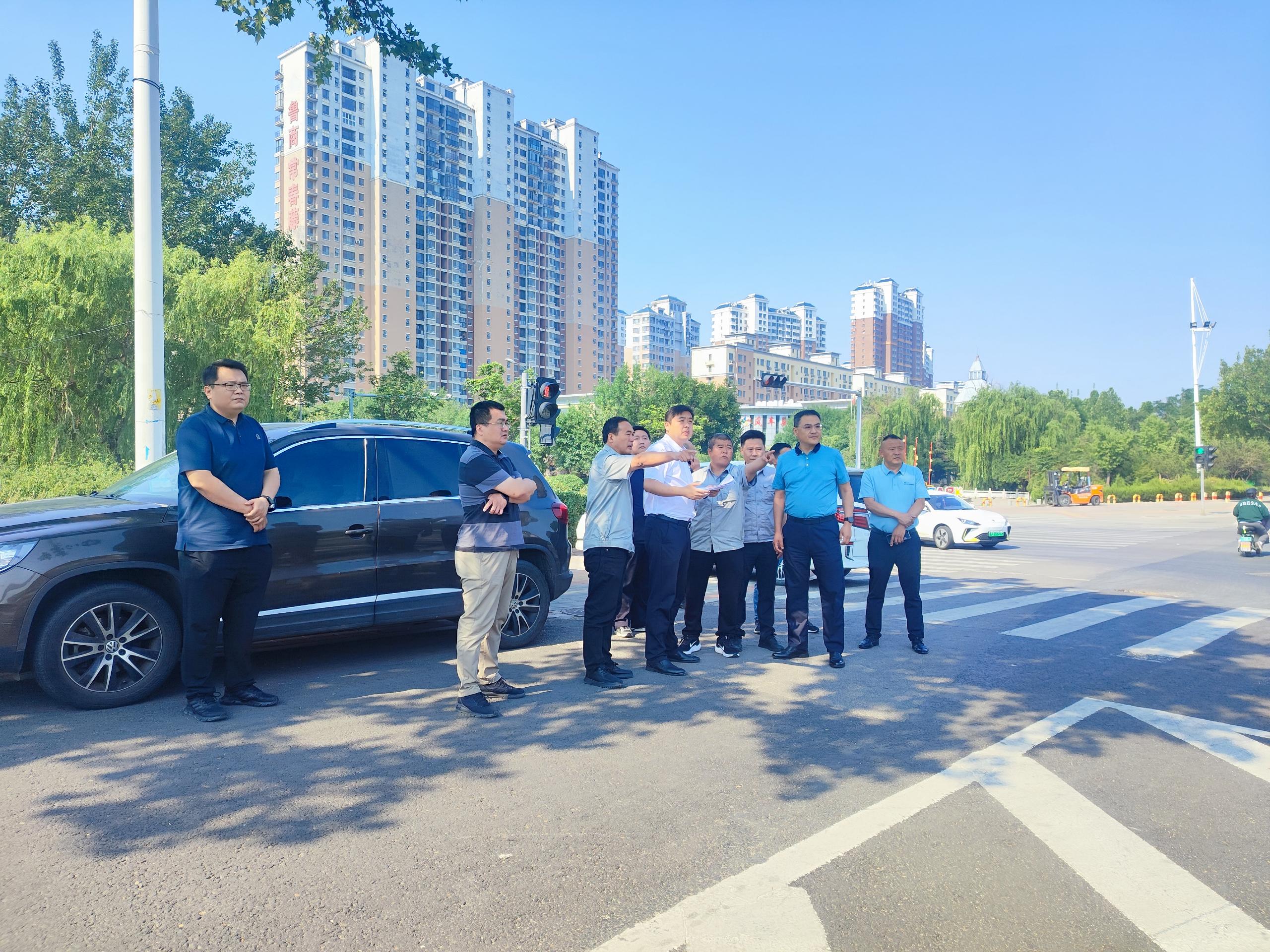 長清區(qū)領導實地調(diào)研大熱電項目供水配套工程