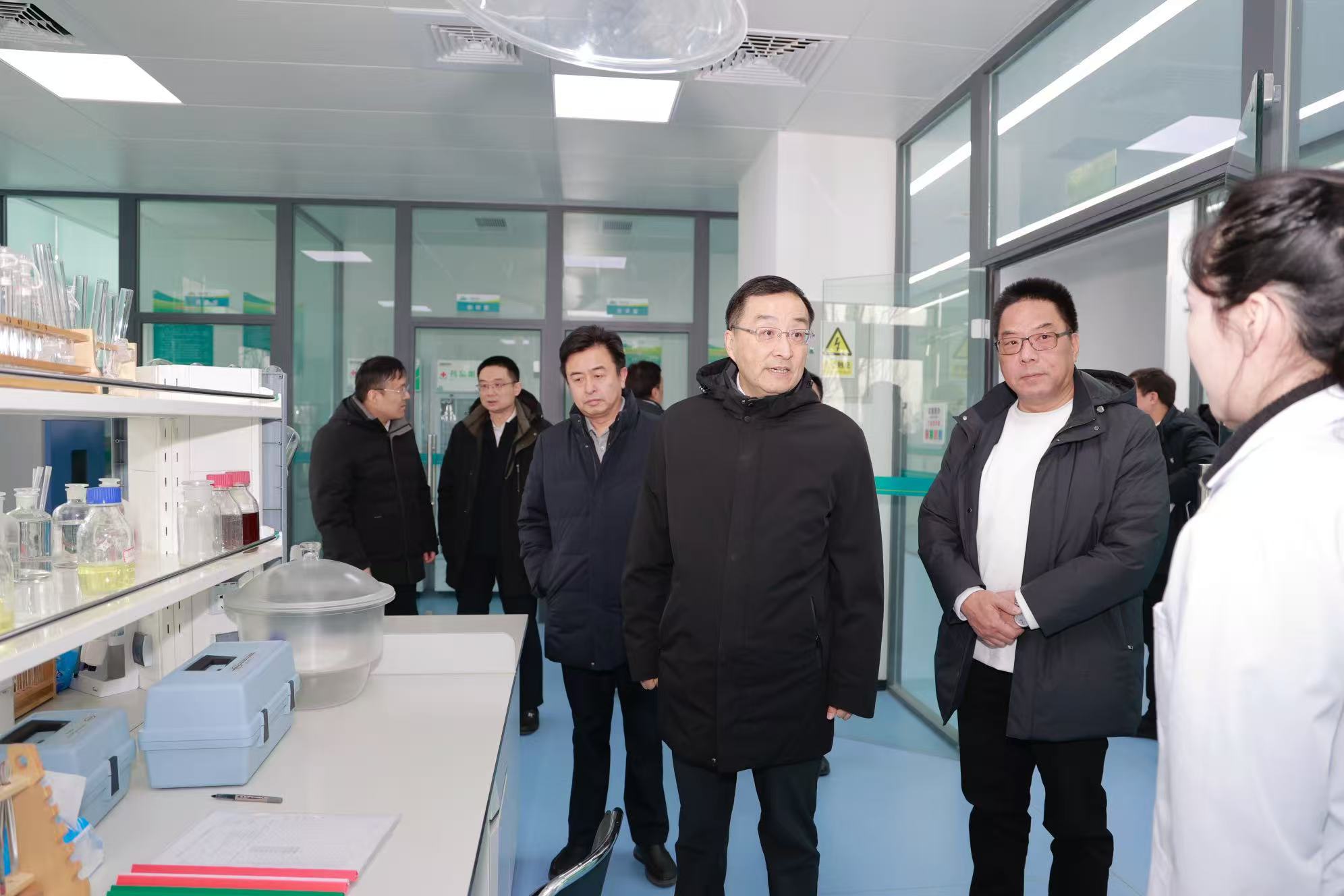 濟南市委書記劉強調(diào)研濟南水務(wù)集團大橋水廠重點項目建設(shè)